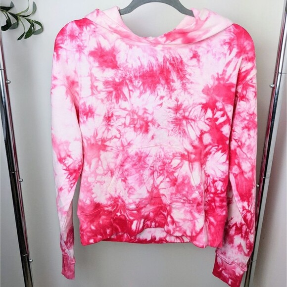 NWT Pink Tie dye Spiritual Gangster hooded sweatshirt - Picture 1 of 10